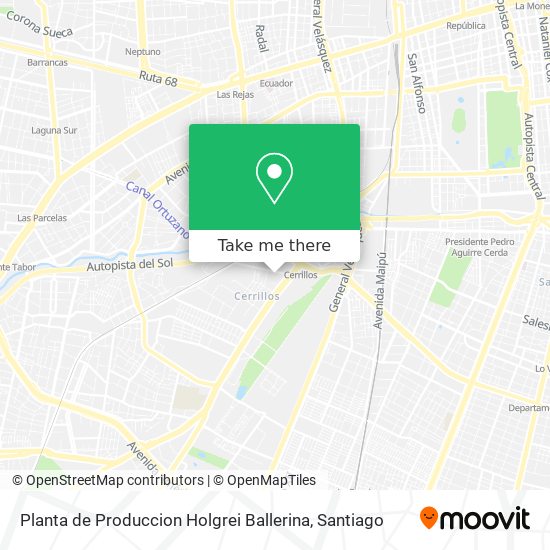 Planta de Produccion Holgrei Ballerina map