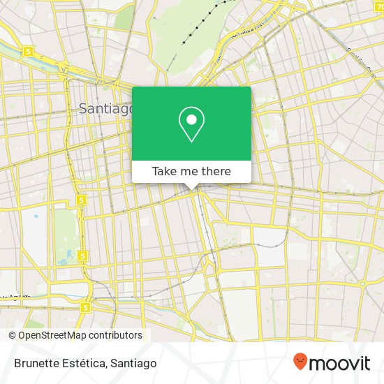 Brunette Estética map