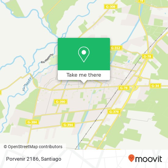 Porvenir 2186 map