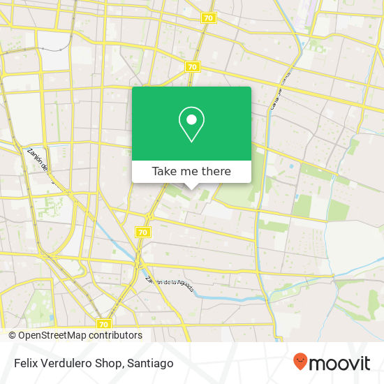 Felix Verdulero Shop map