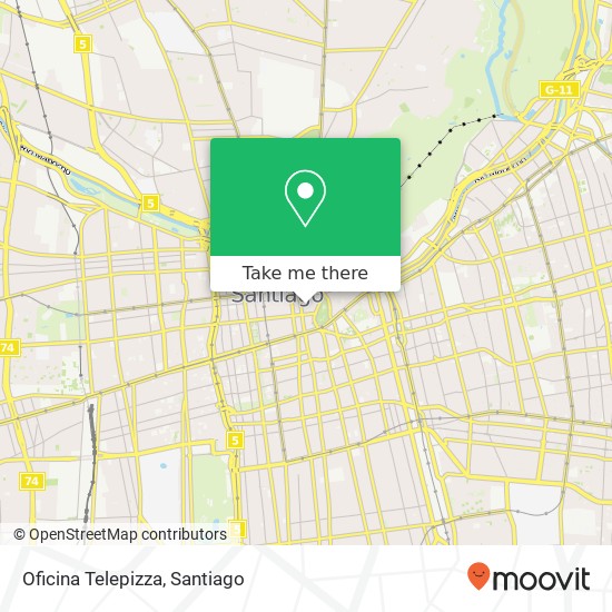 Oficina Telepizza map