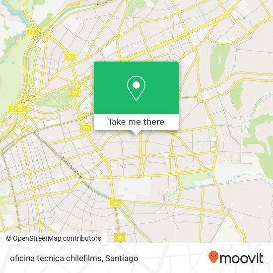 Mapa de oficina tecnica chilefilms