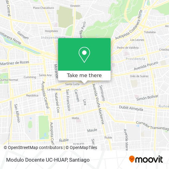 Mapa de Modulo Docente UC-HUAP