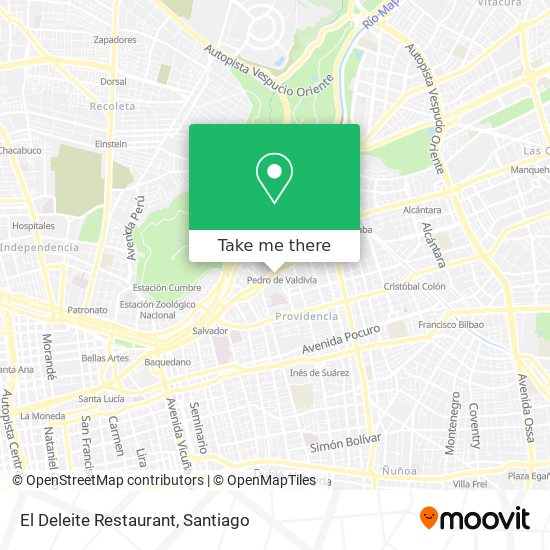 El Deleite Restaurant map