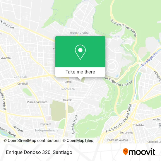 Enrique Donoso 320 map