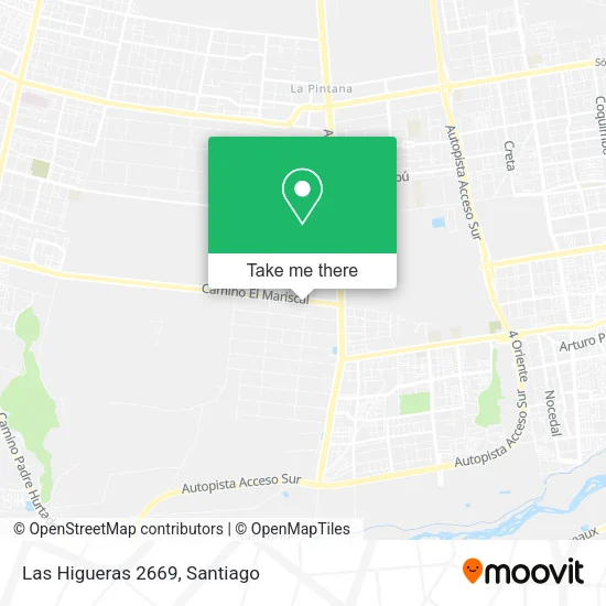 Las Higueras 2669 map