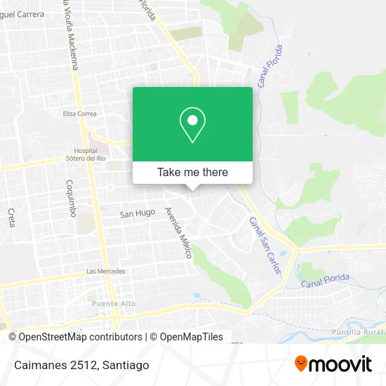 Caimanes 2512 map