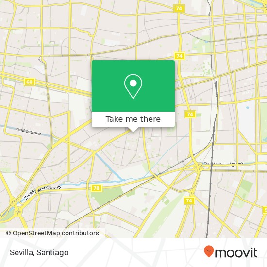 Sevilla map