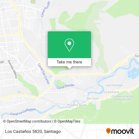 Los Castaños 5820 map