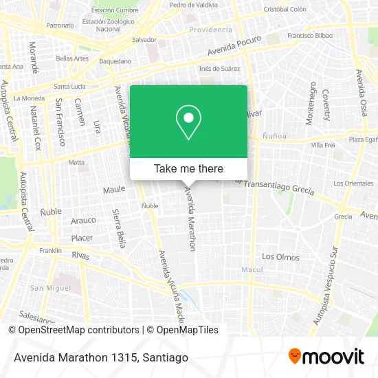 Avenida Marathon 1315 map