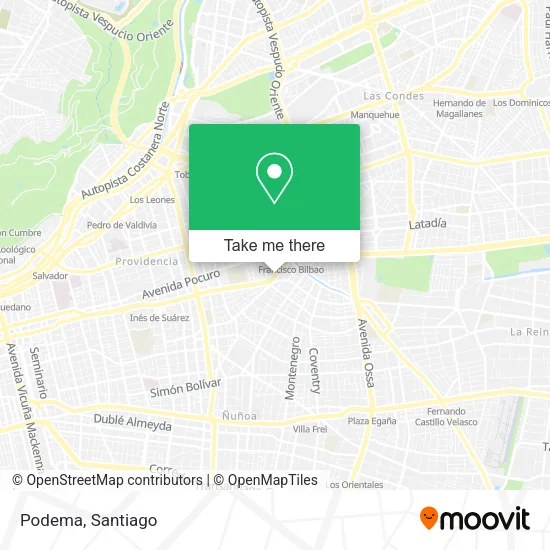 Podema map