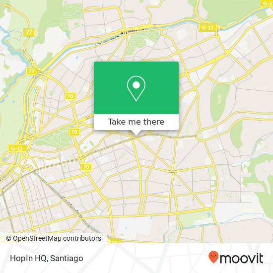 HopIn HQ map