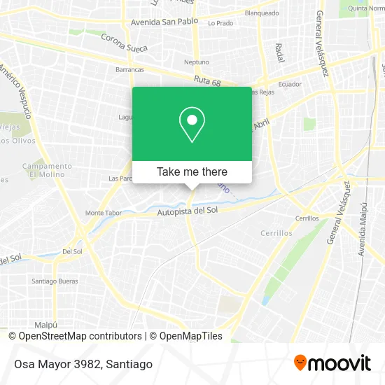 Osa Mayor 3982 map
