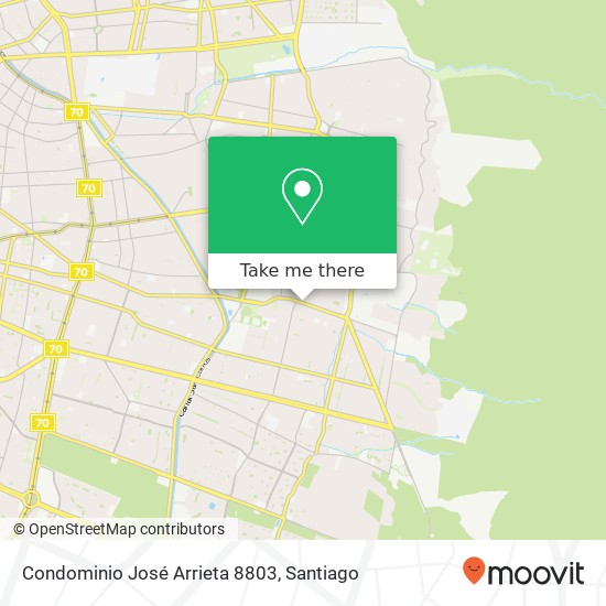 Mapa de Condominio José Arrieta 8803