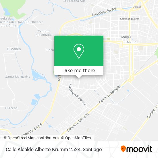Mapa de Calle Alcalde Alberto Krumm 2524