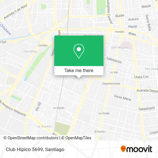 Club Hípico 5699 map
