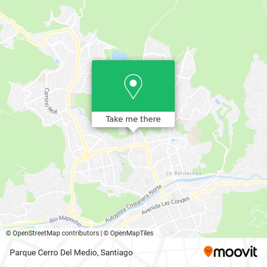 Parque Cerro Del Medio map