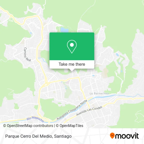 Parque Cerro Del Medio map