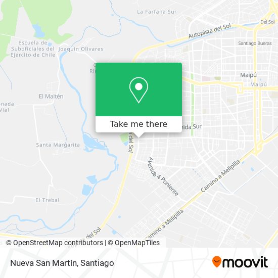 Nueva San Martín map