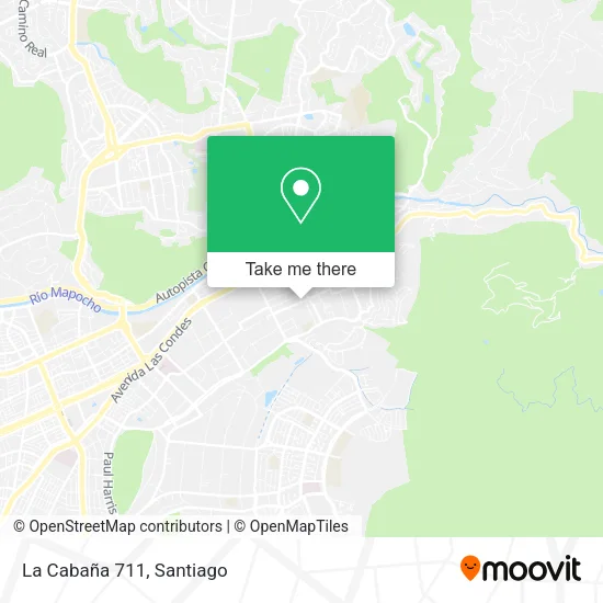 La Cabaña 711 map