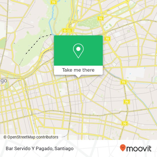 Bar Servido Y Pagado map