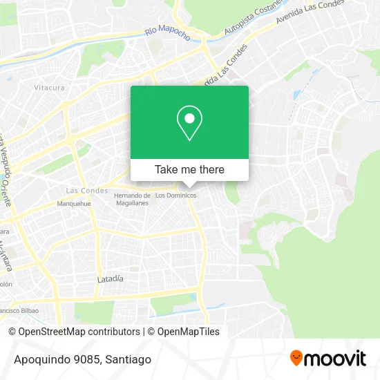 Apoquindo 9085 map