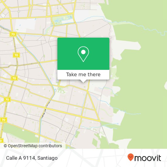 Calle A 9114 map