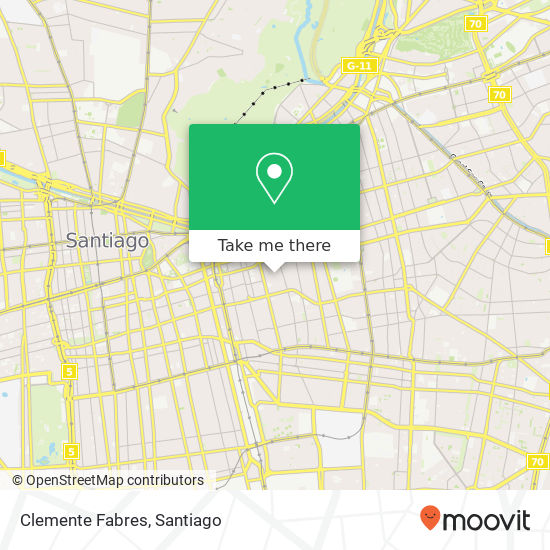 Clemente Fabres map