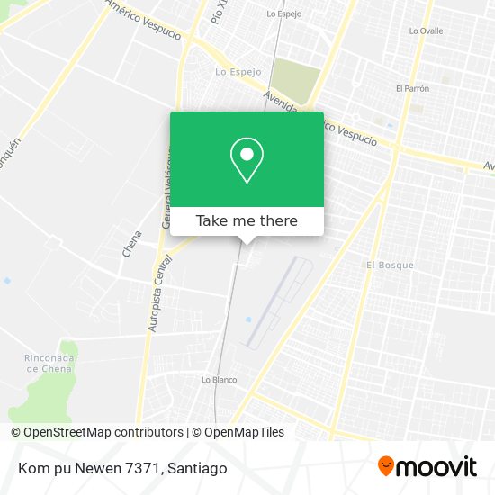 Kom pu Newen 7371 map