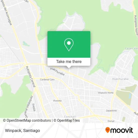 Winpack map