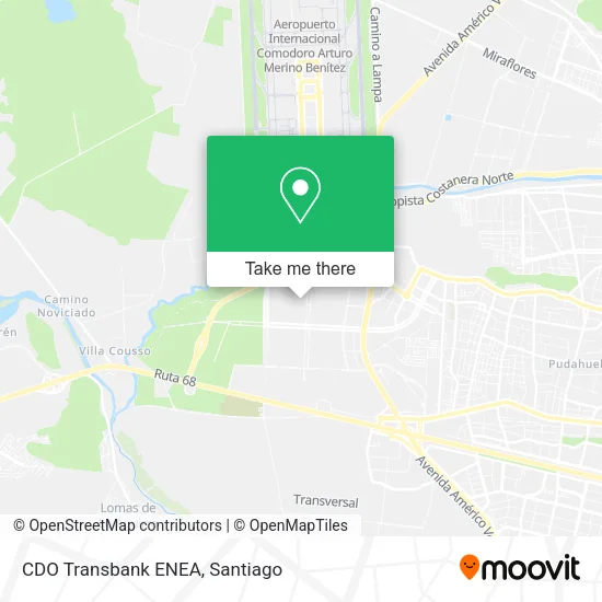 CDO Transbank ENEA map
