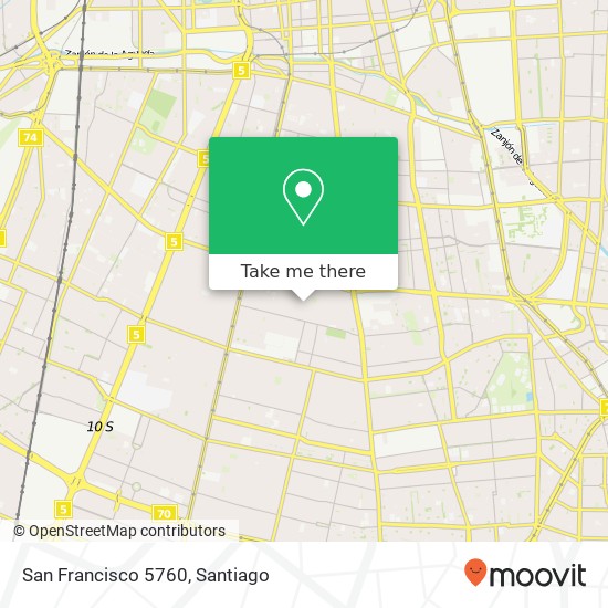 San Francisco 5760 map