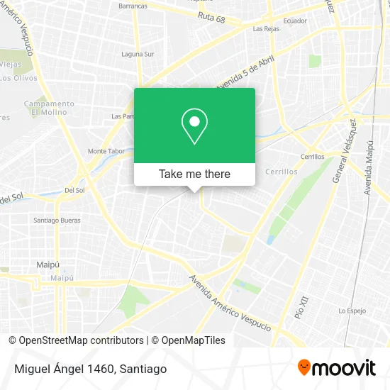 Miguel Ángel 1460 map