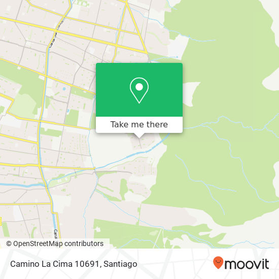 Mapa de Camino La Cima 10691