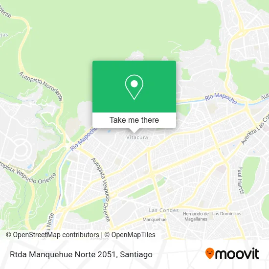 Rtda Manquehue Norte 2051 map