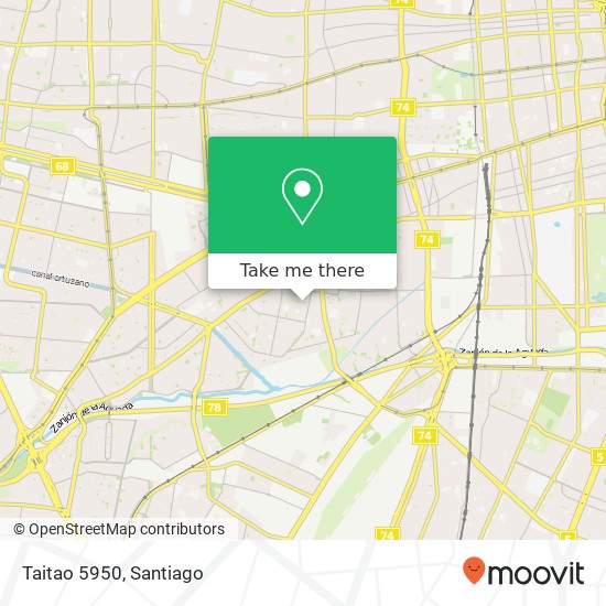 Taitao 5950 map