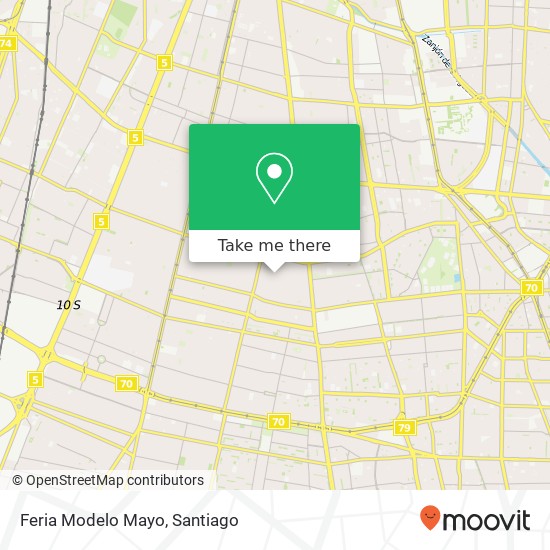Feria Modelo Mayo map