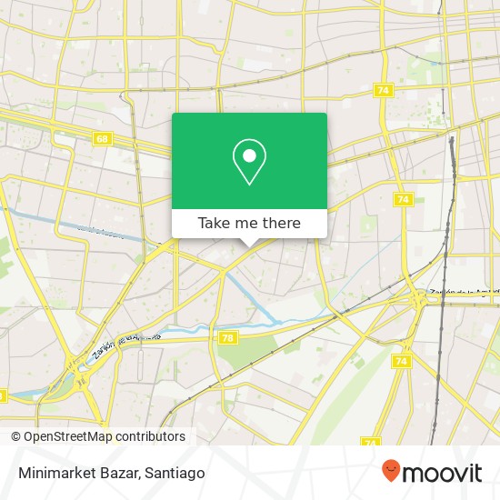 Minimarket Bazar map