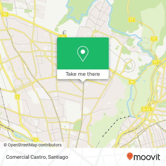 Comercial Castro map