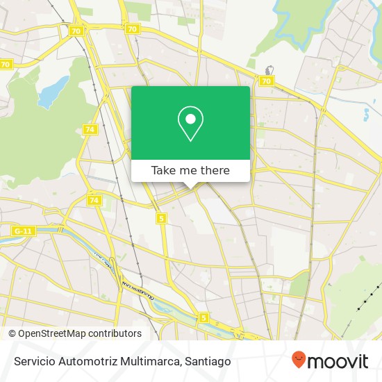 Servicio Automotriz Multimarca map