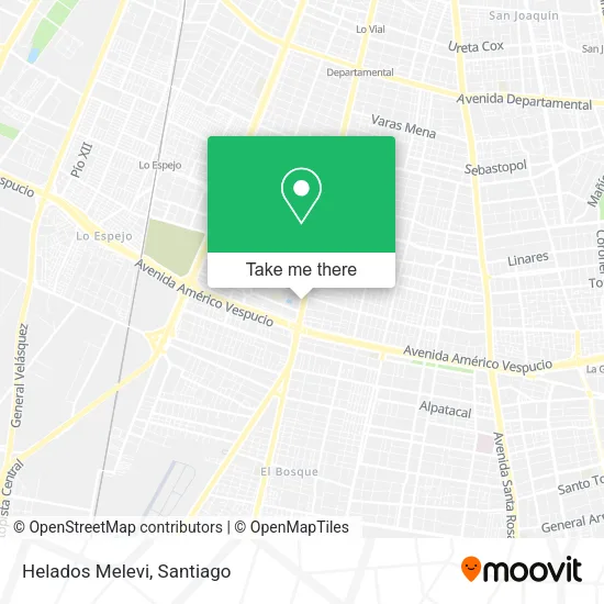 Helados Melevi map