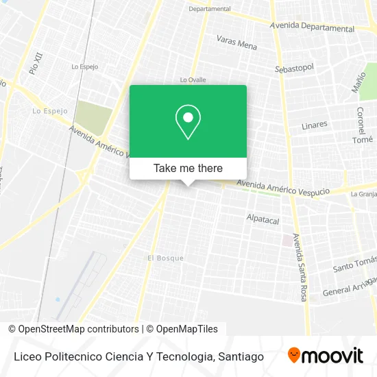 Liceo Politecnico Ciencia Y Tecnologia map