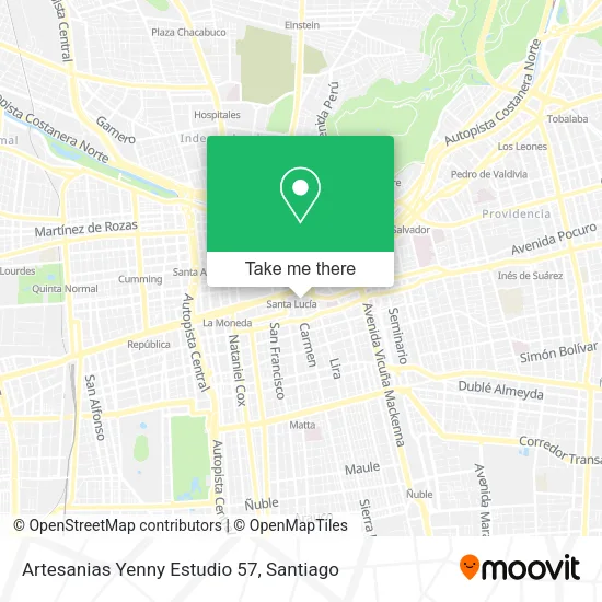 Artesanias Yenny Estudio 57 map