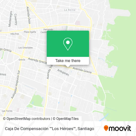 Caja De Compensación ""Los Héroes"" map