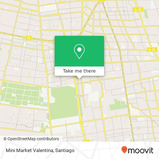Mini Market Valentina map