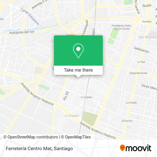 Ferretería Centro Mat map