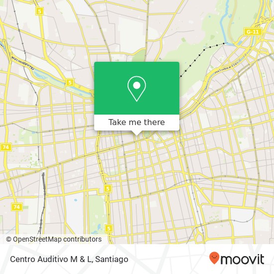 Centro Auditivo M & L map