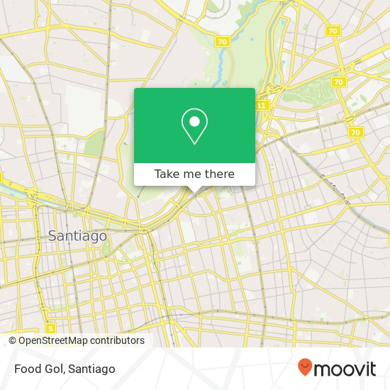 Food Gol map