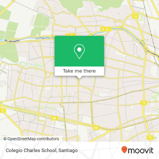 Colegio Charles School map