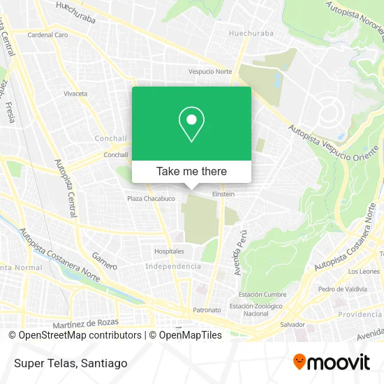 Super Telas map
